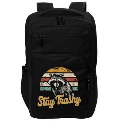 Stay Trashy Funny Opossum Raccoon Internet Memes Funny Meme Impact Tech Backpack