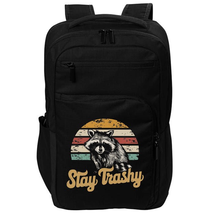 Stay Trashy Funny Opossum Raccoon Internet Memes Funny Meme Impact Tech Backpack