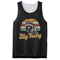 Stay Trashy Funny Opossum Raccoon Internet Memes Funny Meme Mesh Reversible Basketball Jersey Tank