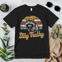 Stay Trashy Funny Opossum Raccoon Internet Memes Funny Meme Premium T-Shirt