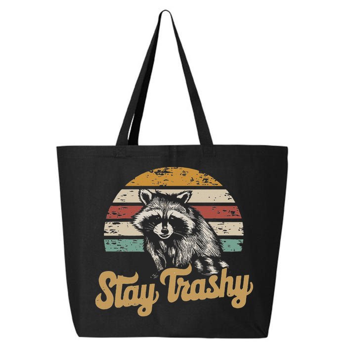 Stay Trashy Funny Opossum Raccoon Internet Memes Funny Meme 25L Jumbo Tote