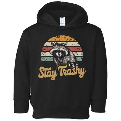 Stay Trashy Funny Opossum Raccoon Internet Memes Funny Meme Toddler Hoodie