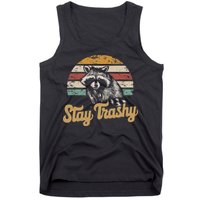 Stay Trashy Funny Opossum Raccoon Internet Memes Funny Meme Tank Top