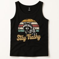 Stay Trashy Funny Opossum Raccoon Internet Memes Funny Meme Tank Top