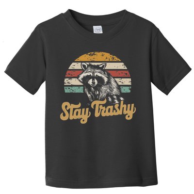 Stay Trashy Funny Opossum Raccoon Internet Memes Funny Meme Toddler T-Shirt