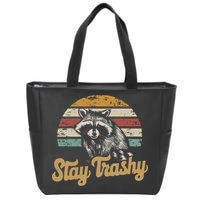 Stay Trashy Funny Opossum Raccoon Internet Memes Funny Meme Zip Tote Bag