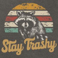 Stay Trashy Funny Opossum Raccoon Internet Memes Funny Meme Cotton Canvas Backpack