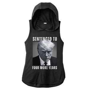 Sentenced To Four More Years Funny Mugshot Ladies PosiCharge Tri-Blend Wicking Draft Hoodie Tank