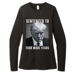 Sentenced To Four More Years Funny Mugshot Womens CVC Long Sleeve Shirt