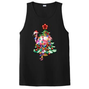 Summer Tropical Flamingo Santa Hat Christmas In July PosiCharge Competitor Tank