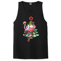 Summer Tropical Flamingo Santa Hat Christmas In July PosiCharge Competitor Tank