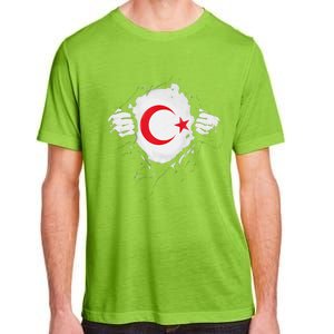 Supper Turkey Flag Turkey Country Adult ChromaSoft Performance T-Shirt