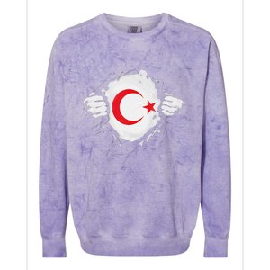 Supper Turkey Flag Turkey Country Colorblast Crewneck Sweatshirt