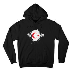 Supper Turkey Flag Turkey Country Tall Hoodie