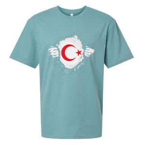 Supper Turkey Flag Turkey Country Sueded Cloud Jersey T-Shirt