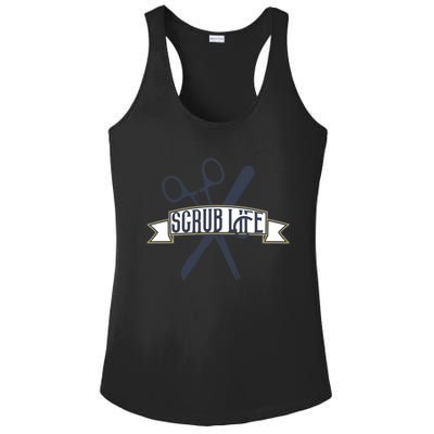 Surg Tech Funny Gift Scrub Life Surgical Technologist Gift Ladies PosiCharge Competitor Racerback Tank