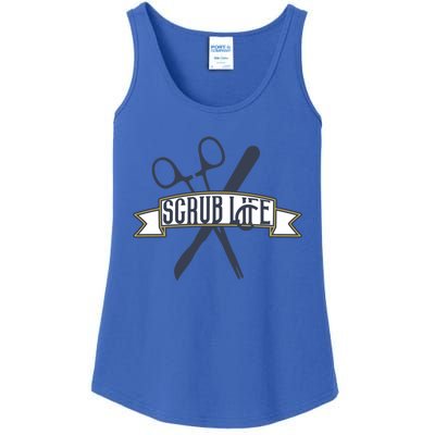 Surg Tech Funny Gift Scrub Life Surgical Technologist Gift Ladies Essential Tank