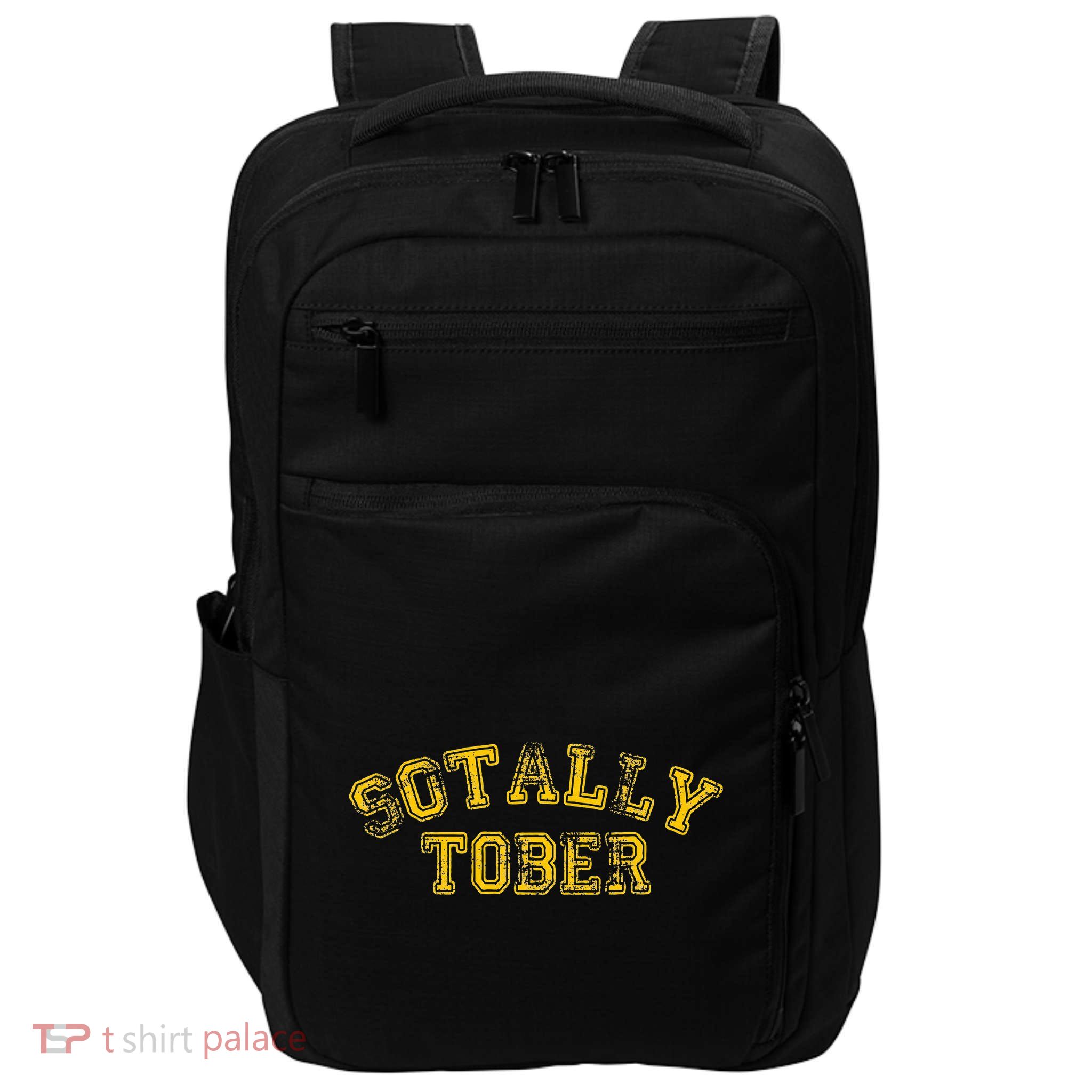 Sotally Tober Funny Alcohol Impact Tech Backpack