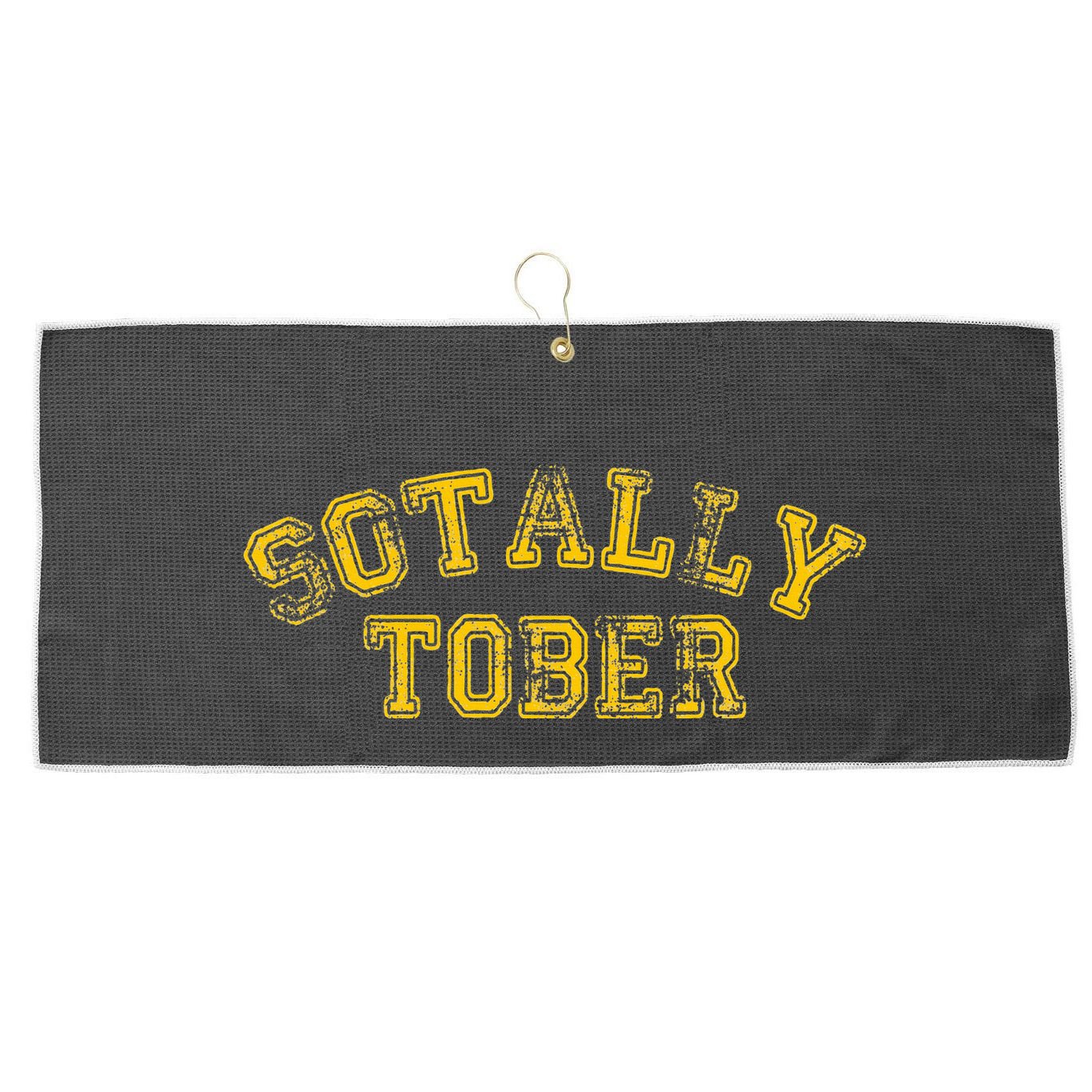 Sotally Tober Funny Alcohol Large Microfiber Waffle Golf Towel