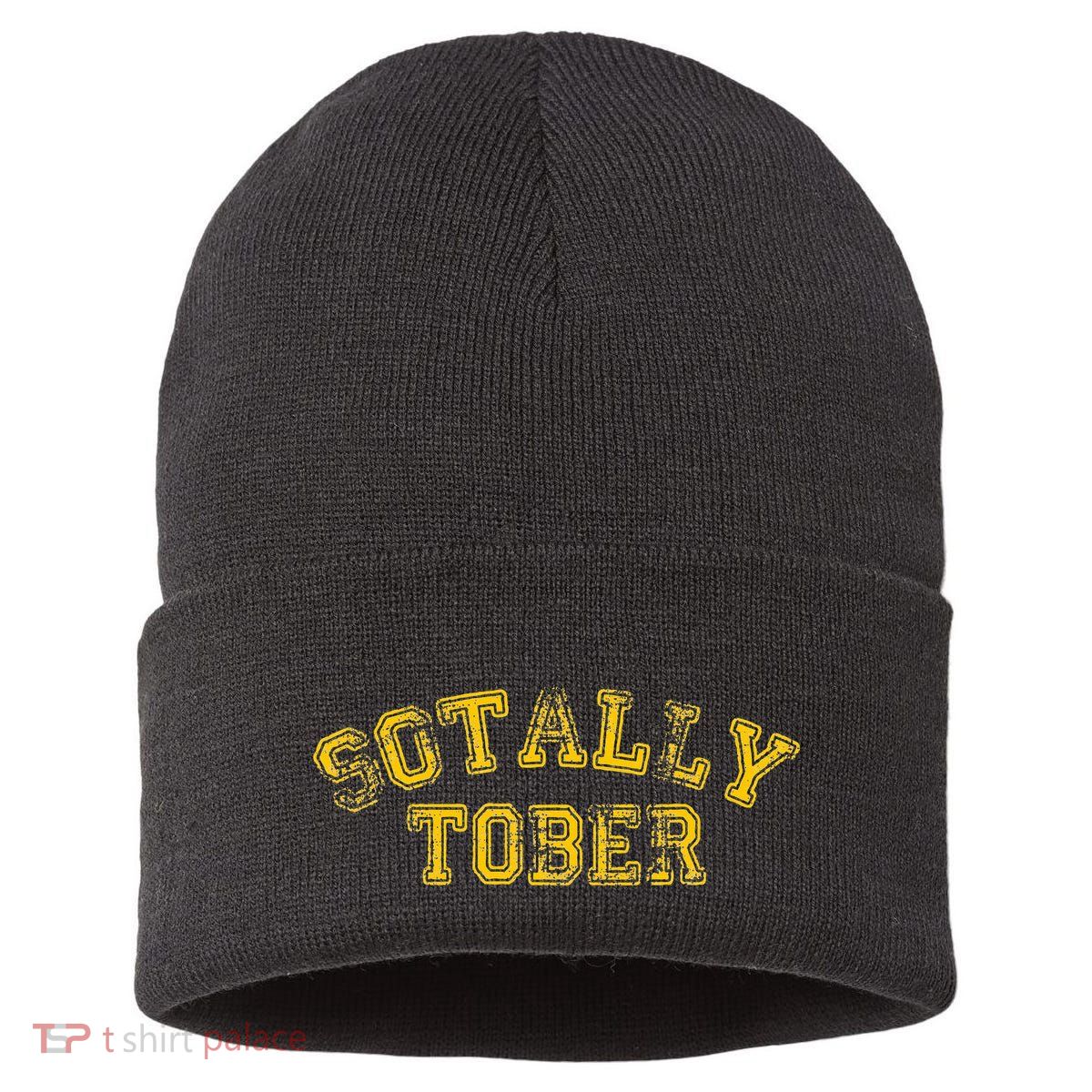 Sotally Tober Funny Alcohol Sustainable Knit Beanie
