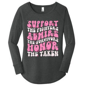 Support The Fighters Admire The Survivors Honor The Taken Women's Perfect Tri Tunic Long Sleeve Shirt