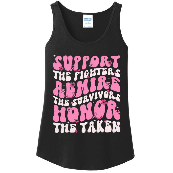 Support The Fighters Admire The Survivors Honor The Taken Ladies Essential Tank