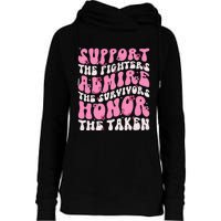 Support The Fighters Admire The Survivors Honor The Taken Womens Funnel Neck Pullover Hood