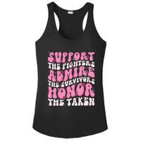 Support The Fighters Admire The Survivors Honor The Taken Ladies PosiCharge Competitor Racerback Tank