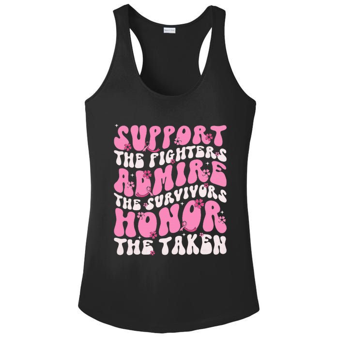 Support The Fighters Admire The Survivors Honor The Taken Ladies PosiCharge Competitor Racerback Tank