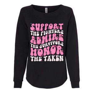 Support The Fighters Admire The Survivors Honor The Taken Womens California Wash Sweatshirt