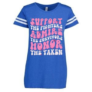 Support The Fighters Admire The Survivors Honor The Taken Enza Ladies Jersey Football T-Shirt