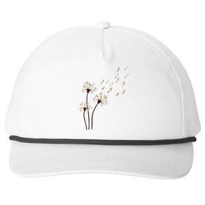 Shih Tzu Flower Fly Dandelion For Dog Mama Dog Lover Snapback Five-Panel Rope Hat