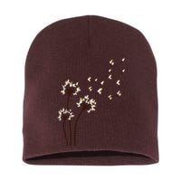 Shih Tzu Flower Fly Dandelion For Dog Mama Dog Lover Short Acrylic Beanie