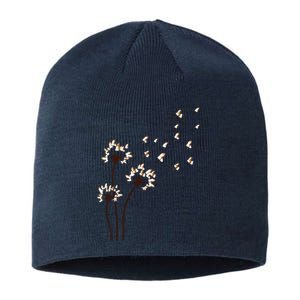 Shih Tzu Flower Fly Dandelion For Dog Mama Dog Lover Sustainable Beanie