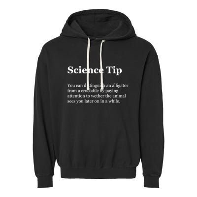 Science Tip Funny Meaning Quote Garment-Dyed Fleece Hoodie