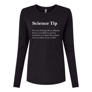 Science Tip Funny Meaning Quote Womens Cotton Relaxed Long Sleeve T-Shirt