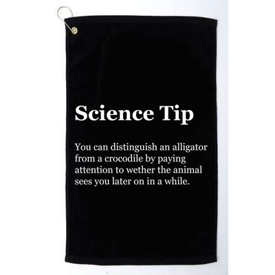 Science Tip Funny Meaning Quote Golf Towel