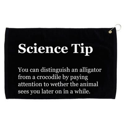 Science Tip Funny Meaning Quote Grommeted Golf Towel