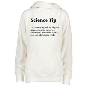 Science Tip Funny Meaning Quote Womens Funnel Neck Pullover Hood