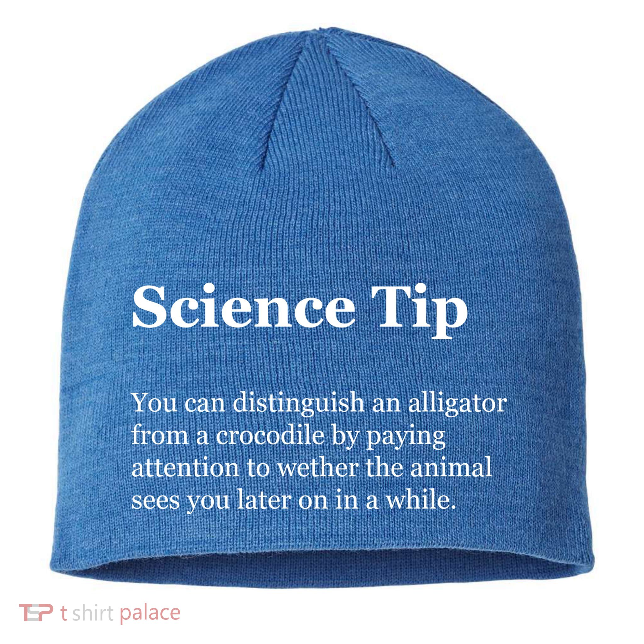 Science Tip Funny Meaning Quote Sustainable Beanie