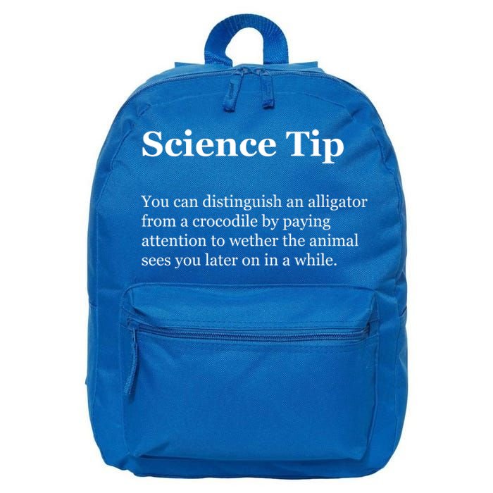 Science Tip Funny Meaning Quote 16 in Basic Backpack