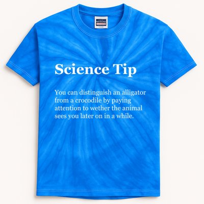 Science Tip Funny Meaning Quote Kids Tie-Dye T-Shirt