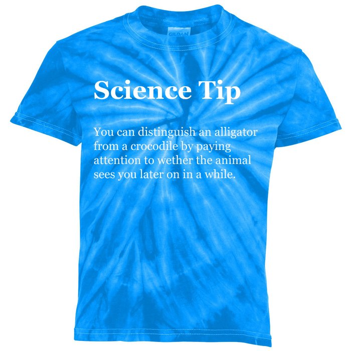 Science Tip Funny Meaning Quote Kids Tie-Dye T-Shirt