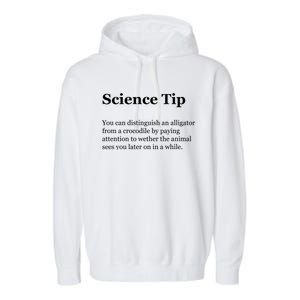 Science Tip Funny Meaning Quote Garment-Dyed Fleece Hoodie