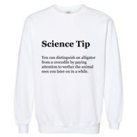 Science Tip Funny Meaning Quote Garment-Dyed Sweatshirt