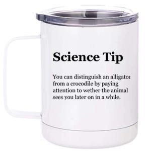 Science Tip Funny Meaning Quote 12 oz Stainless Steel Tumbler Cup