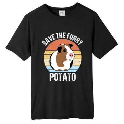 Save The Furry Potato Funny Guinea Pig Tall Fusion ChromaSoft Performance T-Shirt