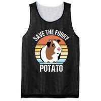 Save The Furry Potato Funny Guinea Pig Mesh Reversible Basketball Jersey Tank