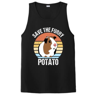 Save The Furry Potato Funny Guinea Pig PosiCharge Competitor Tank