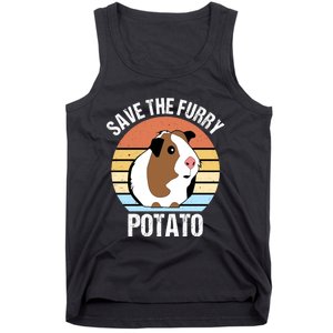 Save The Furry Potato Funny Guinea Pig Tank Top